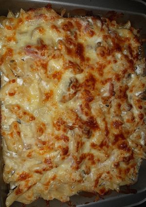 Una foto de 🍝Macarrones gratinados🧀