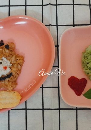 Hình của món Cơm bento dành cho bé.
