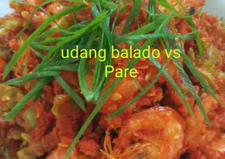 Bumbu Udang Balado vs Pare | Cara Membuat Udang Balado vs Pare Yang Bisa Manjain Lidah