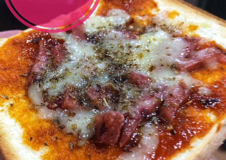 Pizza Roti tawar Mozarella praktis❤️