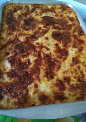 صورة لوصفة مكرونه بشاميل 😍