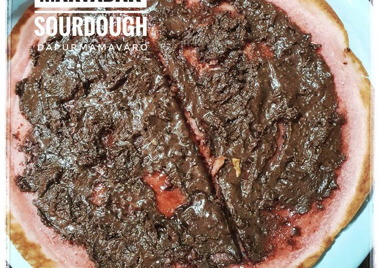 Bagaimana Menyiapkan Martabak Sourdough, Enak