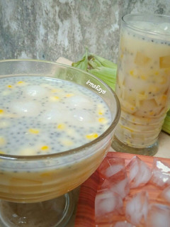 Foto resep Es Jagung Longan Jelly
