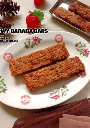 Foto resep Chewy Banana Bars