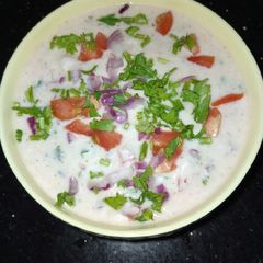 Tomato Onion Dip/Raita A picture of Tomato Onion Dip/Raita.