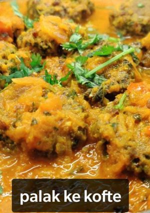 A picture of Palak Ke Kofte.