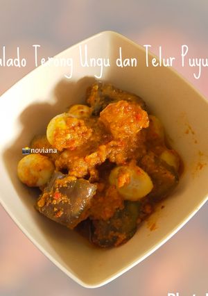 Foto resep Balado Terong Ungu dan Telur Puyuh