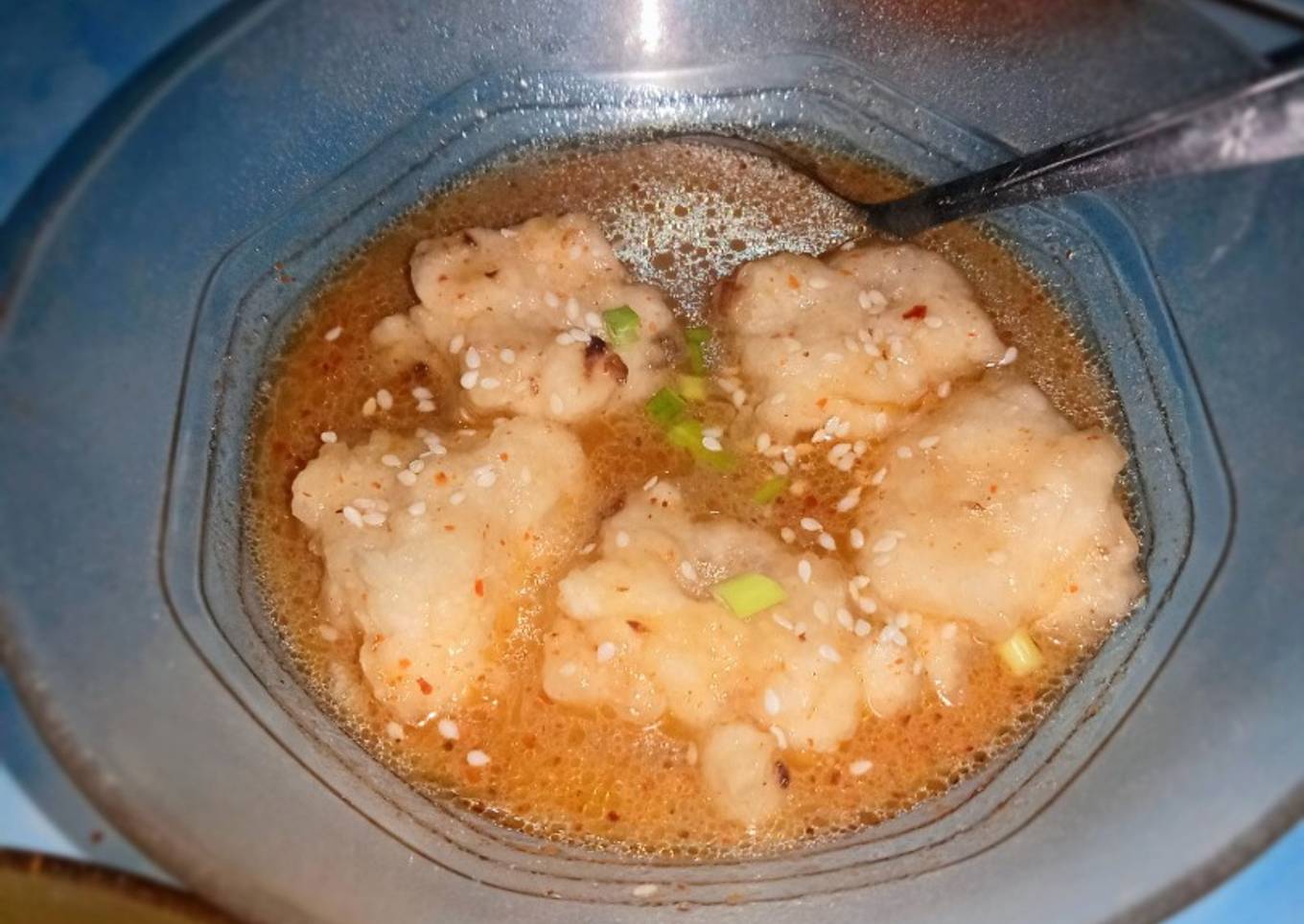 Cireng montok kuah seblak