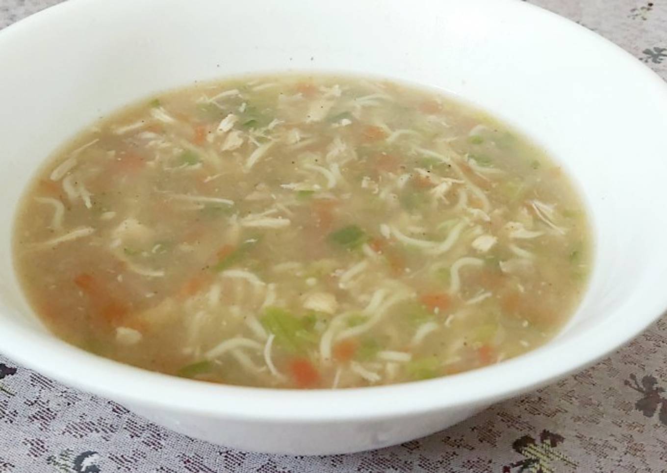 Chicken noodles soup