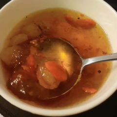 A picture of Prefect Dessert For Your Weekend Made from Melon and Goji Berries.
