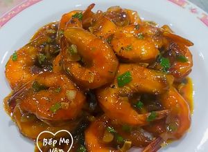 Hình của món Tôm sốt me chua ngọt.