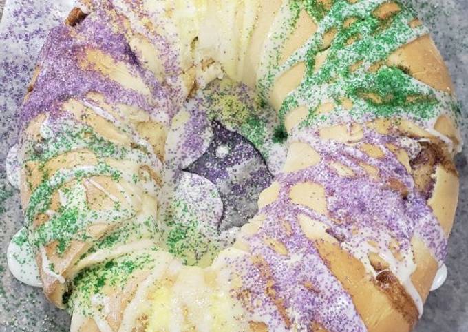 Recipe of Homemade Mardi Gras King Cake. Southern Louisiana Style