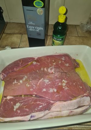 A picture of Rump steak braai marinade.
