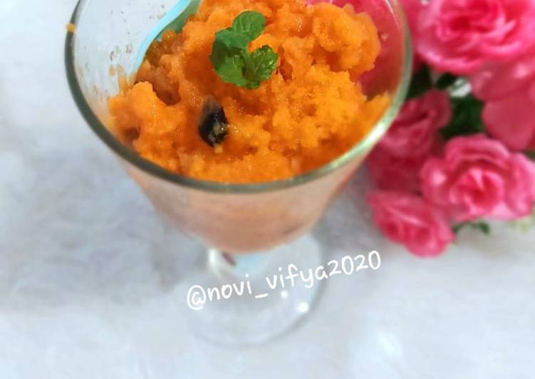 26. Healthy Carrot Sorbet aka Sorbet Wortel MaPis Kurma