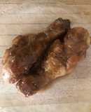 Jamoncitos en salsa de cebolla y café
