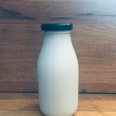 A picture of Homemade nut or oat milk.