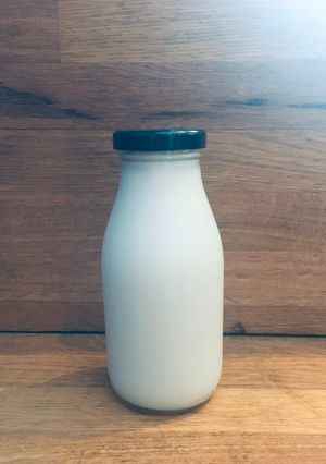 A picture of Homemade nut or oat milk.