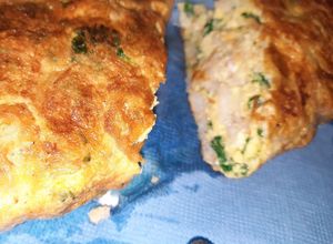 Foto de Omelete de Camarão com Cebola e Salsa