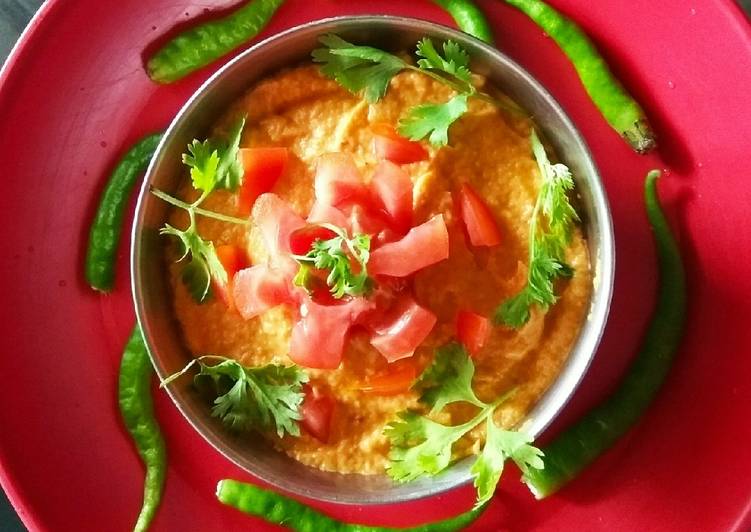 Simple Way to Make Any-night-of-the-week Tomato cabbage bharta
