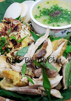 Hình của món Cháo gỏi gà ngày mưa.