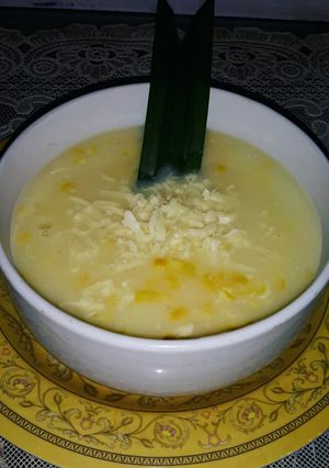 Foto resep Bubur jagung keju