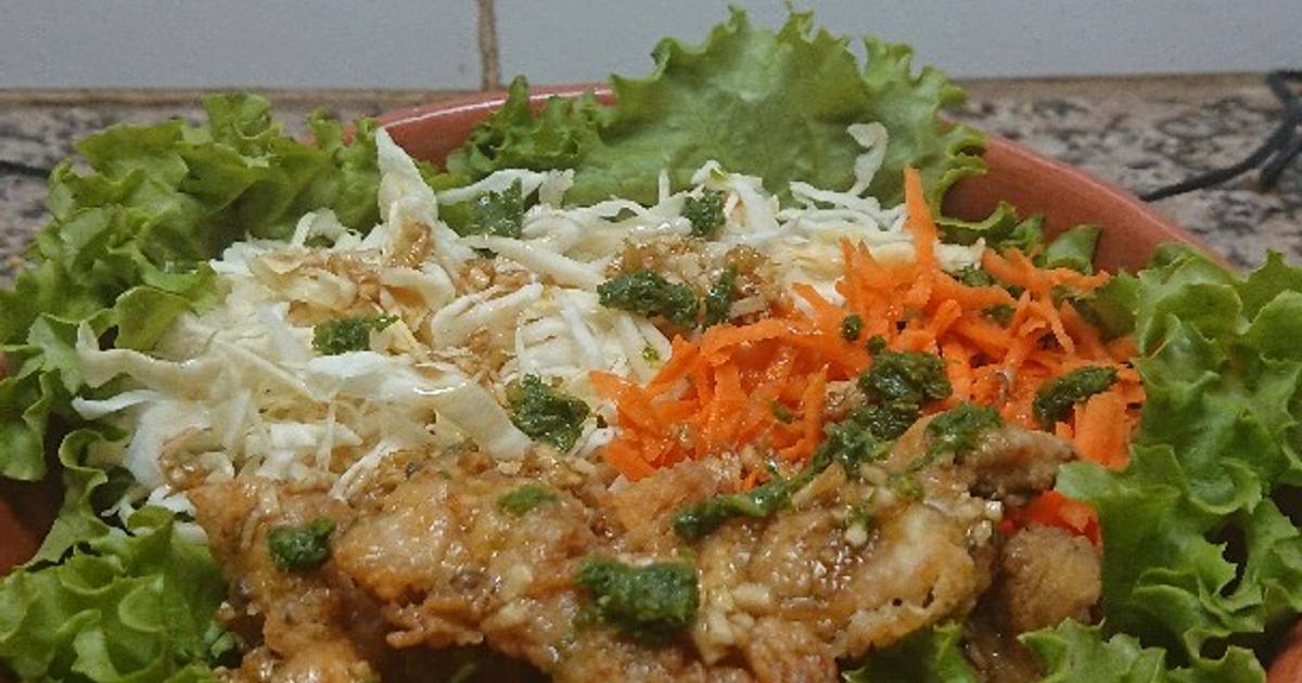 Ensalada De Pollo Rebozado - 16 Recetas Caseras- Cookpad