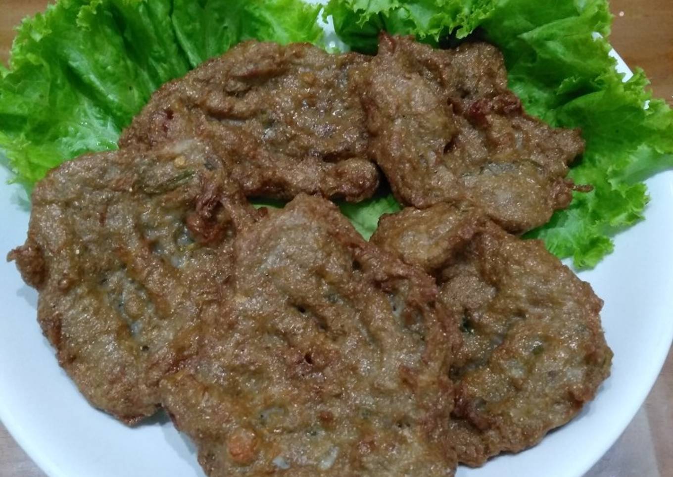 Bakwan teri nasi