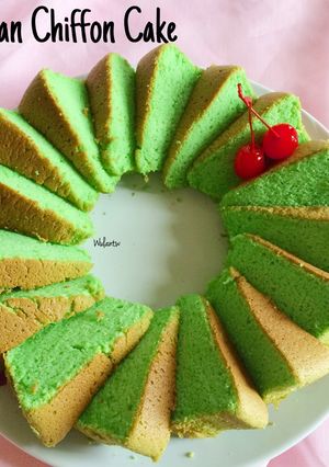 Foto resep Pandan Chiffon Cake