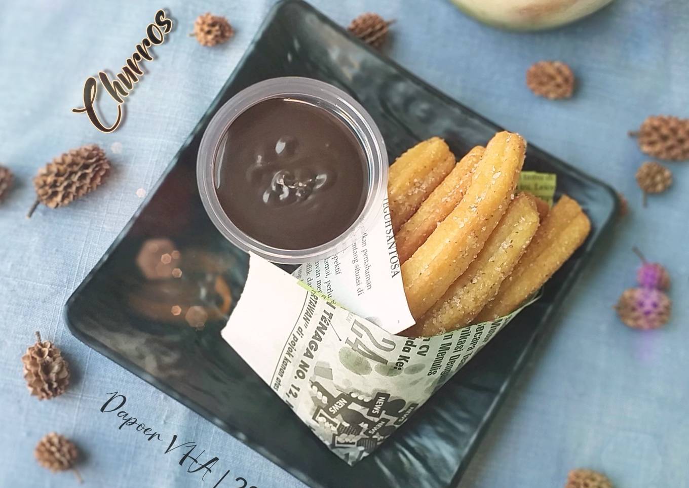 Churros enak, 1 telur dan no mixer