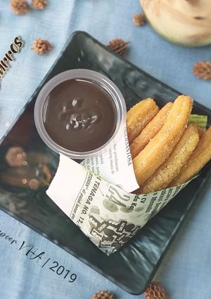 Foto resep Churros enak, 1 telur dan no mixer