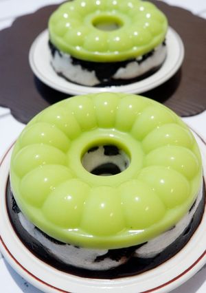 Foto resep 🥑Pudding avocado oreo