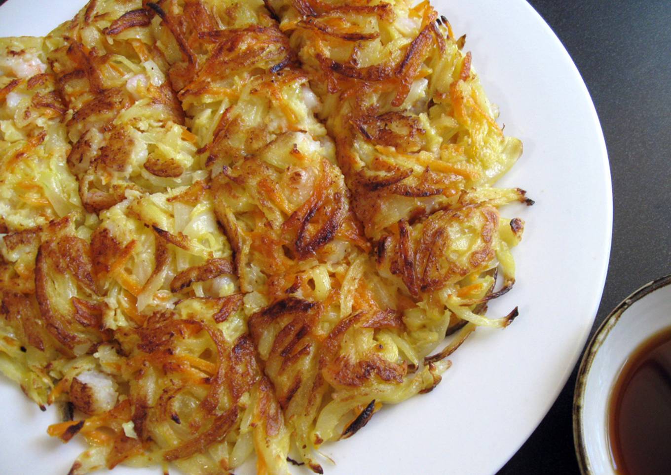 Frying Pan Fried Carrot and Onion