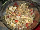 Arroz con gremolata y sardinas
