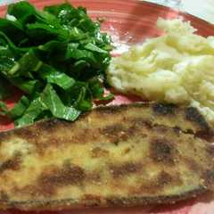 A picture of Milanesas de berenjena.