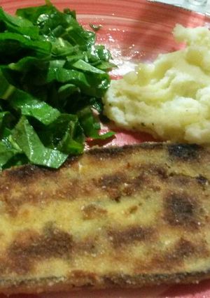 Una foto de Milanesas de berenjena