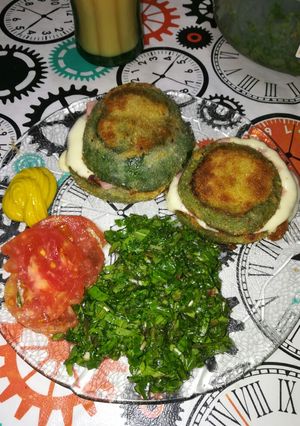 Una foto de Milanesas de zapallitos rellenas!!