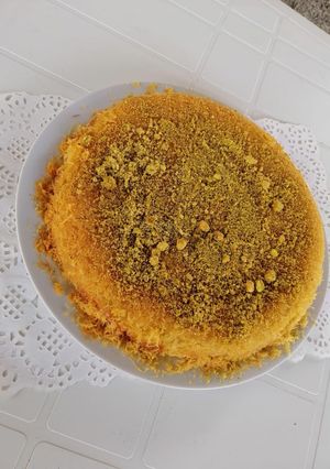 صورة لوصفة كنافه بالقشطة