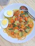 Mie Gomak Kuah Santan