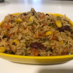 A picture of Mexican Rice.