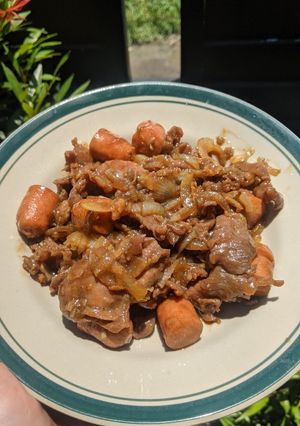 Foto resep Daging slice teriyaki