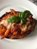 Pasta alla Norma Eggplant Boats