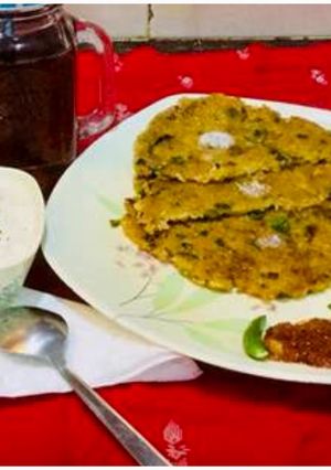 A picture of #Gobhi Maize flour Paranthas.