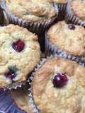 Keto friendly Cranberry muffins
