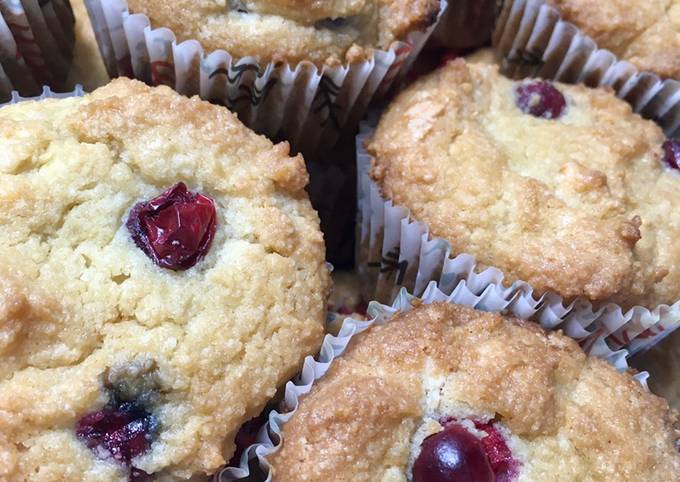 Keto friendly Cranberry muffins