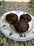 Muffins de algarroba y frutos del bosque light 65 cal