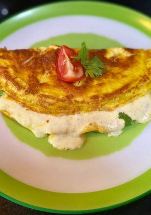 A picture of Souffle Cheese Omelette.