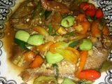 Tumis Pete Ikan Asin