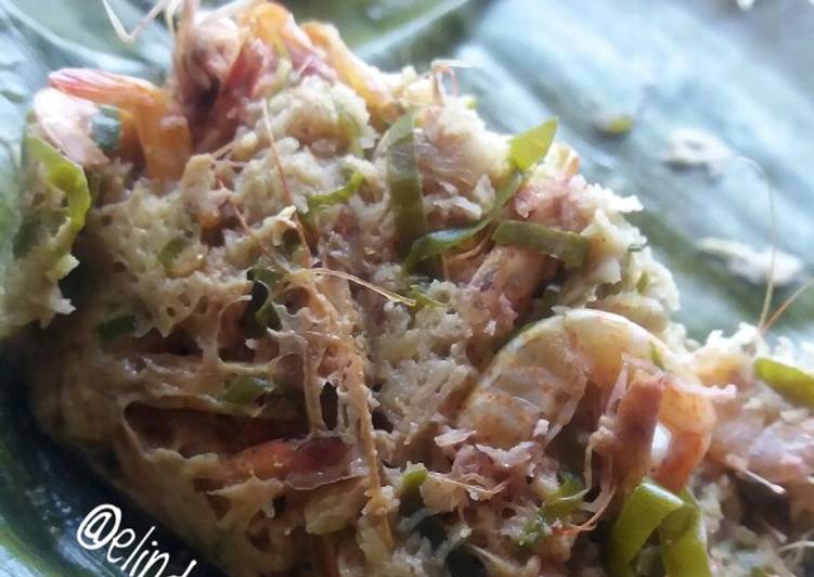 Cara Gampang Membuat Bothok udang, Enak