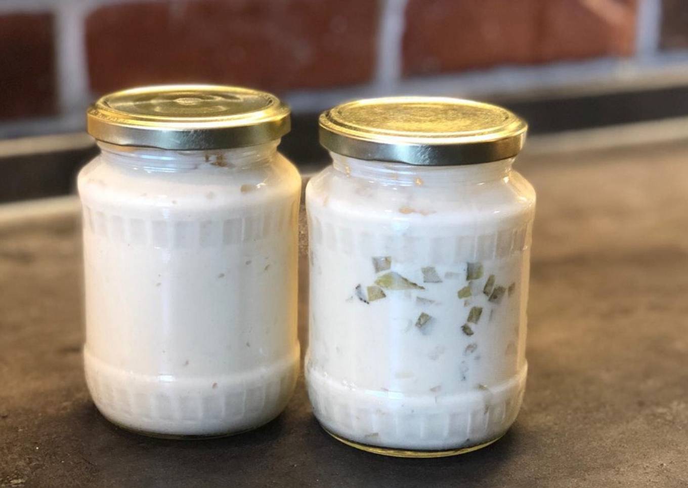 Mayonesa vegana y Salsa Tártara sin nueces