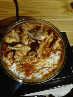 Una foto de Guiso de arroz con pollo